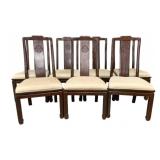 7 Asian Style Mid-Century Dining Chairs
