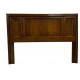 Mid-Century Full Size Walnut Headboard