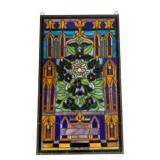 Gothic Style Stained Glass Panel 35'x21'