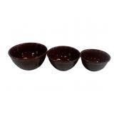 Mar Crest Stoneware Mixing Bowl Set - 9' Round