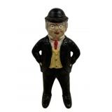 Cast Iron Man Bank - 5.25" Tall