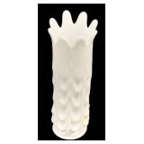 Milk Glass Vase - 8.75" Tall