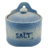 Vintage Hanging Stoneware Salt Crock 6'x5.5'