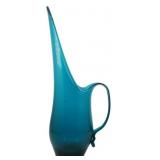 Viking Glass Bluenique Swung Glass Pitcher