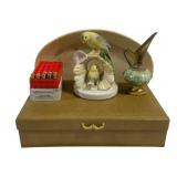 Lot of Assorted Items - Trinket Box & More