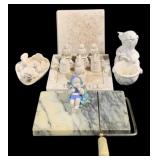 Lot of Assorted Items - Marble Cheese Cutter,