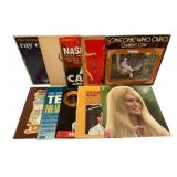 10 Assorted LP Records