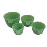 4 Jadeite Measuring Cups