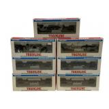 9pc Walthers Trainline HO Scale Train Cars