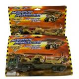 Heavy Hauler Military Force Playsets Lot of 2