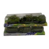2pc Lot Battle Tank Military Vehicle Sets