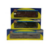 3pc Lot Athearn HO Scale Train Cars