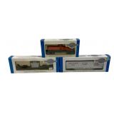 3pc Lot Bachmann HO Scale Train Cars