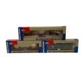 3pc Walthers HO Scale Model Railroad Cars