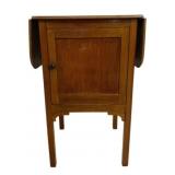 Vintage English Smoking Stand w/ Cabinet