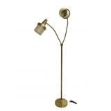 Mid Century  Double Gooseneck Floor Lamp