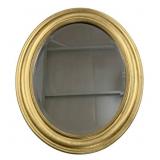 Gold Gilt Oval Wall Mirror 38'x24'