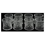 8 Waterford Crystal Napkin Rings 2'