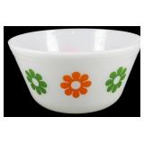 Vtg Federal 2 Color Daisy Bowl 4'x8'