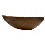 Antique Burl Hand Carved Dough Bowl