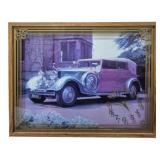 Wall Clock w/ Cars 21'x27'