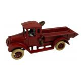 Vtg Cast Iron Dump Truck 10'x3.5'x4.5'