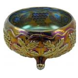 Northwood Grape & Cable Amethyst Glass Bowl