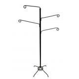Wrought Iron Swing Arm Plant Stand