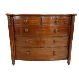 Sheraton Mahogany 2 Over 3 Drawer Chest