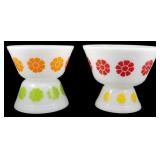 Vintage Federal 4pc Daisy Bowl Set 4'x8'