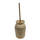 Stoneware Butter Churn - 30' Tall w/ Handle