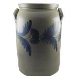 19th Century Parr Family 5 Gal Stoneware Crock