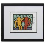 Good Buddies print by Keith Haring