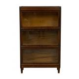 3 Level Stacking Oak Barrister Bookcase