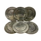 9 Metal Chargers - 12.5" Round