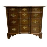 Mahogany Block Front 4 Drawer Chest