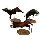 Breyer 3 Pc PBR Collectibulls - 5 x 5 x 2