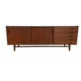 Mid-Century Modern Danish Teak Credenza