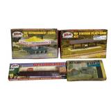 4pc Lot Atlas HO Scale Model Railroad Kits
