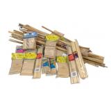 Lot Assorted Wood Dowels & Craft Sticks