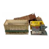 Lot of HO Scale Model Railroad Buildings