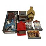 Assorted Model Train Buildings & Accessories