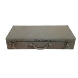 Vtg Metal Storage Box John Deere Tractors