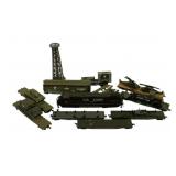10pc Lot HO Scale Military Trains