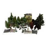 Lot HO Scale Model Trees & Landscape Scenery