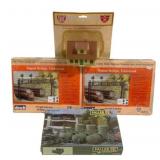 4 pc Lot HO Scale Model Railroad Building