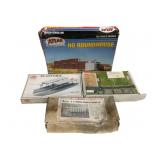4pc Lot HO Scale Model Railroad Building Kits