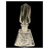 Glass Perfume Bottle - 4.5' Tall