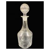 Vintage Glass Decanter - 12.5' Tall
