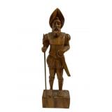 Carved Wood Statue - 22.5' Tall